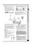 Page 55
RQT7971
∫Cómo evitar que se caigan los altavoces
Preparación
Coloque las armellas roscadas (no incluidas) para asegurar los 
altavoces a la pared (➜diagrama de la derecha).
≥Necesitará obtener las armellas roscadas apropiadas para las 
paredes o columnas en las que vaya a colocarlas.
≥Consulte a un constructor de viviendas cualificado para conocer 
el procedimiento apropiado si sujeta los altavoces a una pared 
de hormigón o a una superficie que tal vez no proporcione el 
apoyo suficiente. La sujeción...