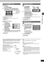 Page 1717
RQT7433
Using navigation menus
[WMA] [MP3] [JPEG]
1While stopped
Press [TOP MENU].
2Press [3421] to select the item 
following the on-screen instructions.
≥To change the menu background
Press [DISPLAY].
The background changes to the one recorded on the disc.
≥To exit the screen
Press [∫].
∫Selecting from the list
1During play
Press [MENU].
2Press [2] then 
[34] to switch 
among Playlist, 
Group and 
Content lists.
3Press [1] then 
[
34] to select an item and press [ENTER].
≥Press [SHIFT] + [PAGE] to...