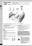 Page 44
RQT7433
Locating
How you set up your speakers can affect the bass and the sound field. Note the following points.
≥Place speakers on flat secure bases.
≥Placing speakers too close to floors, walls, and corners can result in excessive bass. Cover 
walls and windows with thick curtains.
≥The left and right speaker pairs are the same with respect to the front and surround speakers.Simple setup
≥Place the front, center, and surround speakers at approximately the same distance from the seating position....