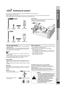 Page 7RQT8582
7
Simple Setup
How you set up your speakers can affect the bass and the sound field. Note the following points:
≥Place speakers on flat secure bases.
≥ Placing speakers too close to floors, walls, and corners can result in excessive bass. Cover walls and windows with thick curta ins.
≥ Left and right speakers are interchangeable, but front and surround speakers are not.
≥Use only supplied speakersUsing other speakers can damage the unit, and sound quality will be 
negatively affected.
≥ Set the...