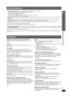 Page 15RQT8720
15
Product Service / Glossary
Product Service
1. Damage requiring service— The unit should be serviced by qualified service personnel if:
(a) The AC power supply cord or AC adaptor has been damaged; or
(b) Objects or liquids have gotten into the unit; or
(c) The unit has been exposed to rain; or
(d) The unit does not operate normally or exhibits a marked change in performance; or
(e) The unit has been dropped or the cabinet damaged.
2. Servicing— Do not attempt to service the unit beyond that...