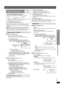 Page 19RQT8720
19
Convenient functions
≥Selecting “Play as Data Disc” in Other Menu (➜page 24) will be 
effective if the following functions are not available to play WMA, MP3 or 
JPEG files
.
≥[DVD-V] Some items cannot be played even if you have programmed them.≥[DVD-A] Some discs contain bonus groups. If a password screen 
appears after selecting a group, enter the password with the numbered 
buttons to play the bonus group. Refer also to the disc’s jacket.
∫When CD Mode is off
[DVD-A] [DVD-V] [VCD] [CD]...