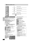 Page 2424
RQT7388
Using navigation menus
See below and the following page for details.
[WMA] [MP3] [JPEG]
You can play JPEG files on DVD-RAM or play HighMAT discs without 
using the HighMAT function (➜page 27, “Play as Data Disc” in 
Other Menu).
∫Using playback menus (except JPEG files on DVD-RAM)
While the menu is displayed
Press [34] to select “All”, “Audio”, or 
“Picture” and press [ENTER].
≥To display/exit the screen
Press [TOP MENU].
∫Using navigation menus
1Press [MENU].
2Press [3421] to select the group...