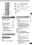 Page 2525
RQT7696
Sound field and sound quality
See below for details.
∫Multi Rear Surround (MRS)
This mode makes it seem like sound is coming 
from multiple rear surround speakers when 
connected with surround speakers.
∫Virtual Rear Surround (VRS)
This mode is useful if you have to place your 
surround speakers near the front speakers 
due to the layout of your room.
This mode makes it seem like the sound 
from the surround speakers is coming from 
behind
 you.
1Press and hold 
[SHIFT]i[AV EFFECT] to select...