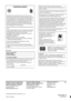 Page 36User memo:
Listening caution
Selecting fine audio equipment such as the unit you’ve just 
purchased is only the start of your musical enjoyment. Now it’s 
time to consider how you can maximize the fun and excitement 
your equipment offers. This manufacturer and the Electronic 
Industries Association’s Consumer Electronics Group want you 
to get the most out of your equipment by playing it at a safe 
level. One that lets the sound come through loud and clear 
without annoying blaring or distortion—and,...