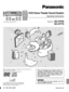 Page 1PPCPXGCP
DVD Home Theater Sound System
Operating Instructions
Model No. SC-HT95
SC-HT75
RQT6183-2P
Before connecting, operating or adjusting this product, please read
these instructions completely.
Please keep this manual for future reference.
AUDIO/
VIDEO
As an ENERGY STAR® Partner, Panasonic has
determined that this product meets the ENERGYSTAR® guidelines for energy efficiency.
The illustration shows SC-HT75.
This unit responds to the region number in-
formation on DVD-Video. The unit can only
play...