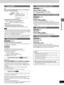 Page 1313
RQT6183
Disc operations
Playing MP3
[CD]
Discs recorded using MP3 differ to CDs in the following ways.
≥Structure of the disc (example)
≥Starting play from a selected chapter
Press the numbered buttons and press [ENTER].
Example: Chapter 23: [2] ➡ [3] ➡ [ENTER]
(Pressing [S10/ENTER] is unnecessary.)
≥Repeat play
You can use chapter repeat or title repeat.
≥Program play, random play and disc manager
You cannot use program play, random play or disc manager.
Note
≥If you play an MP3 track that includes...