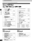 Page 2222
RQT6719
Disc operations
Using On-Screen Menu Icons
Unless otherwise indicated, select items with [2, 1] and change with [3, 4].
Audio/Subtitle language
[Play\menu] [Audio\menu] 
Disc information
2 2 1 : 46 : 50Digital
1 ENG 3/2.1 chON
1 ENG
1
1
23456
128kbps
44.1kHz12 18Vo c a l
1        OFF  Page1  ReturnSlideshow1ON
L R
789:;
1PG: Program number [RAM]
PL: Play list number [RAM]
G: Group number [DVD-A] [WMA] [MP3]
T: Title number [DVD-V]
T:Track number [VCD] [CD][3, 4]
;
[ENTER]
2T: Track number in...