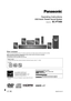 Page 1Operating Instructions
DVD Home Theater Sound System
Model No.SC-PT480
[_P_] [PC]RQTX1101-P
until 
2009/12/16
Dear customer
Thank you for purchasing this product. For optimum performance and safety, please read these instructions carefully.
Before connecting, operating or adjusting this product, please read the instructions completely.
Please keep this manual for future reference.
The illustrations shown may differ from your unit.
§For Canada only: The word “Participant” is used in place of the word...