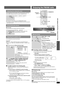 Page 2727
Using sound effects / Enjoying the FM/AM radio
RQTX0094
Enjoying the FM/AM radio
You can adjust the amount of bass. The unit automatically selects the 
most suitable setting according to the type of playback source.
≥To check the current setting, press [SUBWOOFER LEVEL].
≥The setting you make is retained, and recalled every time you play the 
same type of source.
Main unit only
You can enhance the subwoofer effect with strong bass.
You can adjust the surround sound levels.
Preparation
≥Press [i,`VOL]...