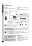 Page 66
Simple Setup
Positioning
RQTX0105
How you set up your speakers can affect the bass and the sound field. 
Note the following points:
≥Place speakers on flat secure bases.
≥Placing speakers too close to floors, walls, and corners can result in 
excessive bass. Cover walls and windows with thick curtains.[Note]
Keep your speakers at least 10 mm (13/32q) away from the system for 
proper ventilation.
Setup example 
Place the front, center, and surround speakers at approximately the 
same distance from the...