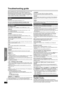 Page 3232
RQTX0221
Getting Started Playing Discs Other Operations Reference
Troubleshooting guide
Before requesting service, make the following checks. If you are in doubt 
about some of the check points, or if the solutions indicated in the 
following guide do not solve the problem, refer to “Customer Services 
Directory (United States and Puerto Rico)” on page 36 if you reside in the 
U.S.A. or Puerto Rico, or refer to “Product information” on page 31 if you 
reside in Canada. In other areas, consult your...