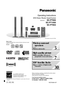 Page 1
RQTX0064-3PPPC 
Operating Instructions
DVD Home Theater Sound System
Model No.  SC-PT950
SC-PT1050
SC-PT953
The illustration shows SC-PT950.
PX 
Region number
The player plays DVD-Video marked with labels containing the region 
number “ 1” or “ ALL”.
Example:
§ For Canada only: The word “Participant” is used in place of the word  “Partner”.
Before connecting, operating or adjusting this product, please 
read the instructions completely.
Please keep this manual for future reference.
If you have any...