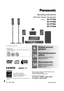 Page 1[_P_] [_PC_] [_PX_]RQTX0105-5P
Operating Instructions
DVD Home Theater Sound System
Model No.SC-PT760
SC-PT960
SC-PT954
SC-PT956
until 
2008/06/16
The illustration shows SC-PT760.
§ For Canada only: The word “Participant” is used in place of the word 
“Par tner”.Before connecting, operating or adjusting this product, please 
read the instructions completely.
Please keep this manual for future reference.
If you have any questions contact
In the U.S.A.: 1-800-211-PANA (7262)
In Canada: 1-800-561-5505...