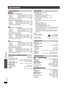 Page 3838
Specifications
RQTX0105
Specifications
[PT760]
 
RMS Output Power: Dolby Digital Mode
Front Ch  125 W per channel (3≠), 1 kHz, 10 % THD
Surround Ch  125 W per channel (3≠), 1 kHz, 10 % THD
Center Ch 250 W per channel (6≠), 1 kHz, 10 % THD
Subwoofer Ch  250 W per channel (6≠), 100 Hz, 10 % THD
Total RMS Dolby Digital mode power  1000 W
FTC Output Power: Dolby Digital Mode
Fro nt Ch 63 W
 per channel (3 ≠), 120 Hz to 20 kHz, 1 % THDSurround Ch 34W per channel (3 ≠), 120 Hz to 20 kHz, 1 % THDCenter Ch113...