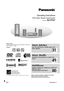 Page 1RQT8926-1PPC
Operating Instructions
DVD Home Theater Sound System
Model No. SC-PTX7
Region number
The player plays DVD-Video marked with labels containing the 
region number “1” or “ALL”.
Example: 
§For Canada only: The word “Participant” is used in place of the word “Partner”.Before connecting, operating, or adjusting this product, 
please read the instructions completely.
Please keep this manual for future reference.
1 ALL 2
4 1
RA EDRY
As an ENERGY STAR   Partner, Panasonic has
determined that this...