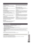 Page 109RQT8926
109
MP3 (MPEG Audio Layer 3)
An audio compression method that compresses audio to 
approximately 1/10 of its size without any considerable loss of 
audio quality.
Playback control (PBC)
If a Video CD has playback control, you can select scenes and 
information with menus.
Progressive/Interlace
NTSC, the video signal standard, has 480 interlaced (i) scan 
lines, whereas progressive scanning uses twice the number of 
scan lines. This is called 480p.
Using progressive output, you can enjoy the...