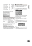 Page 21Getting started 
21
VQT2M13
Network Easy Setting (Internet Connection Check)
	≥Refer to the operating instructions of the hub or router.
≥ You can perform this setup anytime by selecting “Network Easy Setting” in 
the Setup menu. ( >38)
≥ You can redo these settings individually using “Network”. ( >38)
≥ If you experience problems after selecting “Wireless”, you should 
first confirm the setting of your Wireless router (Access point) 
connected to your home network using your PC.
≥ After performing...