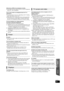 Page 37ReferenceOptional speaker 
settings
37
VQT3M40
Still pictures (JPEG) do not playback normally.
≥The images that were edited on the PC, such as Progressive 
JPEG, etc., may not playback.
The TV tuner mode is not displayed when the TV is 
switched on.
≥This phenomenon may occur, depending on the TV setting, 
when “Quick Start” is set to “On”.
≥ Depending on the TV, this phenomenon may be prevented 
by reconnecting the HDMI cable to a different HDMI input 
terminal or by changing the HDMI auto connection...