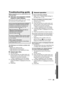 Page 3535
Advanced operations
Reference
VQT5F60
ReferenceTroubleshooting guide
Before requesting service, please perform the 
following steps.
∫Unit does not respond to remote 
control or unit’s buttons.
Disconnect AC power supply cord, wait 1 minute, 
then reconnect AC power supply cord.
The following do not indicate a problem with 
this unit:
– Regular disc rotating sounds.
– Image disturbance during search.
– Image disturbance when replacing 3D discs.
∫Cannot eject disc.
1 Turn the unit on.
2 Press and hold...