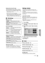 Page 35Advanced 
operations 
35VQT3X49
∫ High Clarity Sound Plus 
When playing back music contents, it improves 
the sound quality by stopping the video output.
≥ Only when you have selected “Enable” in “High 
Clarity Sound” ( >37).
*1Not every function can be set individually.*2When audio is output from the HDMI AV OUT terminal this 
function is effective only when “Dolby D/Dolby D +/Dolby 
TrueHD” or “DTS/DTS-HD” is set to “PCM”. ( >36)
*3This function has no effect when the type of audio is Dolby Pro Logic...