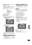 Page 41Advanced operations
41
VQT3D27
Delay time
For optimum listening with 5.1-channel sound, all the 
speakers, except for the subwoofer, should be the same 
distance from the seating position.
If either distance A or  B  is less than  C, find the difference in 
the relevant table and adjust the delay time to make up for the 
difference.
A B C : Primary listening distance
A Approximate room dimensions
B Actual speaker position
C Ideal speaker position
D Circle of constant primary listening distance
1Press [...