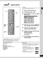 Page 11Simple setup
11
RQT6924
Preparation
Turn on the television and select the appropriate video input on the
television to suit the connections for the unit.
1Press [Í] to turn on the unit.
2Press [DVD] to select  “DVD”.
3Press [SETUP] to show the QUICK
SETUP screen.
4Press [3, 4, 2, 1] to select the
menu language and press [ENTER].
5Press [3, 4] to select “Yes” to
continue and press [ENTER].
6Press [3, 4, 2, 1] to select the item
and press [ENTER].
≥Audio Language (➡ page 31)
≥Subtitle Language (➡ page 31)...