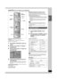 Page 1111
RQT7061
INTRO
STEP 3Set up to match your television
Change the settings if your television is:
≥Progressive
–Read your television’s operating instructions for details.
≥Widescreen (16:9 aspect ratio)
1Press [SHIFT]r[SETUP] to show the 
menus.
2Press [3, 4] to select “TV Screen” 
and press [1].
3Press [3, 4] to select “TV Type” and 
press [ENTER].
4Press [3, 4] to select the item and 
press [ENTER].
If you select a progressive output (480P) item, select Video in 
the on-screen menu and set “Transfer”...