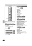 Page 2424
RQT7061
ON-SCREEN
DISPLAYS
On-screen displays
Displays appear on the television when you operate the unit to let 
you know what operation was performed and what condition the unit 
is in.
≥You can change the setting in the SETUP menu so the first display 
does not appear automatically (➡page 39, Display—Status 
Messages).
Press [STATUS].
The display changes each time you press the button.
e.g., DVD-RAM
Changing the information displayed
CH
VOLUME
SKIP
STOP PAUSE PLAY/x1.3SLOW/SEARCH CANCEL
123
4
56...