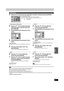 Page 2929
RQT7061
EDITING
5Press [2, 1] to select the item (Add, Move, Re-edit or Erase) and press [ENTER].
To show scene 10 and later
Press [3, 4, 2, 1] to select “Next” and press [ENTER].
You can also select a page of scenes with the numbered buttons.
e.g., “5”:  [0] ➡ [0] ➡ [5]
“15”: [0] ➡ [1] ➡ [5]
6Press [3, 4, 2, 1] to select the place 
where you want to add the scene and 
press [ENTER].
7Press [ENTER] at the start point of the 
scene.
8Press [ENTER] at the end point of the 
scene.
To add other scenes...