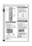 Page 88
RQT7619
INTRO
STEP 2Set up to match your television and remote control
You do not have to change the setting when connected to a 4:3 
standard aspect television that is not compatible with progressive 
output (➡page 45).
1Press [FUNCTIONS].
2Press [3,4] to select “SETUP” and 
press [ENTER].
3Press [3,4] to select “TV Screen” and press [1].
4Press [3,4] to select “TV Type” and 
press [ENTER].
≥Aspect 4:3/Aspect 16:9:
≥480P/480I:
Select “480P” if the television is compatible with 
progressive output....