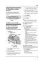 Page 153. Fax
15
3Fax Enví o de  fa xes
3.1 Para utilizar la unidad 
como fax
3.1.1 Para entrar al modo de fax
Antes de enviar un fax, fije el modo de operación en 
modo de fax.
Oprima 
{FA X} para encender la luz de {FA X}.
3.2 Envío manual de fax
3.2.1 Para usar el alimentador 
automático de documentos
LVerifique que no haya documentos en el escáner.
1Si la luz de {FA X} está apagada, enciéndala 
oprimiendo 
{FA X}.
2Ajuste el ancho de las guías de documentos (1) al 
tamaño real del documento.
3Inser te el...