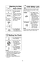 Page 1210
Setting the Clock
1.• Press Timer/Clocktwice.
➤ Colon flashes.
2.• Set time of day using
Time Select Dial.
➤ Time appears in 
the display window;
colon continues 
flashing.
3.• Press  Timer/Clock.
➤ Colon stops flash-
ing; time of day is 
entered. 
NOTES:
1. To reset the clock, repeat step 1-3.
2. The clock will retain the time of day as long as the oven is plugged in and
electricity is supplied.
3. Clock is a 12-hour display.
4. Oven will not operate while colon is flashing.
Starting to Use
Your...