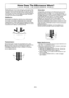 Page 6How Does The Microwave Work?t):::1.)t::l:t:.1:.tt::
Microwaves are a form of high frequency radio waves similarto those used by a radio including AM; FM and CB. They are,however, much shorter than radio waves; approximately fiveinches long. Electricity is converted into microwave energy bythe magnetron tube. From the magnetron tube, microwaveenergy is transmitted and absorbed.
Reflection
Microwaves are reflected by metal just as a ball is bouncedoff a wall. A combination of stationary (interior walls)...