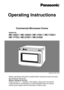 Page 1Operating Instructions
Commercial Microwave Ovens
Models No.
NE-12521 / NE-12523 / NE-17521 / NE-17523 / 
NE-17723 / NE-21521 / NE-21523
*Model No. NE-17723
Please read these instructions carefully before using this product and save 
this manual for future use.
Before Calling for Service:
If failure code “F” appears in the display, unplug oven and wait for  
5 seconds before reconnecting. If normal operation does not resume,  
call the service agent with the information of failure code. 