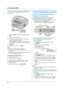 Page 366. Fax (Solo KX-MB781)
36
6.1.2 Para usar el alimentador automático de 
documentos
1Si la luz de {FA X} está apagada, enciéndala oprimiendo 
{FA X}.
2Coloque el original (página 17).
3Si es necesario, cambie la resolución y el contraste de 
acuerdo con el tipo de documento.
LPara seleccionar la resolución, consulte la página 35.
LPara seleccionar el contraste, consulte la página 35.
4{MONITOR}
5Marque el número de fax. i {START}
Nota:
LPara detener el envío, consulte la página 61.
LConsulte la página 17...