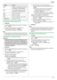 Page 496. Fax
49
6.8.2 Imprimir un documento de fax
1{Advance}
2Pulse {V} o {^} repetidamente para seleccionar “Prevista 
Fax
”. i {Set}
3Pulse {V} o {^} repetidamente para seleccionar el 
documento de fax que desee. 
i {Black}
L
Se imprimirá el documento de fax recibido.
Nota:
LUsted puede eliminar automáticamente el documento de fax 
recibido después de imprimirlo (función #449 en la página 62).
6.8.3 Guardar un documento de fax
Importante:
LCuando guarde un fax como archivo adjunto de un correo 
electrónico,...