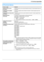 Page 579. Funciones programables
57
9.2 Funciones básicas
Función y códigoSelección
Ajuste de la fecha y la hora
{#}{1}{0}{1}
Introduzca la fecha y la hora usando el teclado de marcación. Consulte la página 22 para más 
información.
Configuración de su logotipo
{#}{1}{0}{2}
Introduzca su logotipo usando el teclado de marcación. Consulte la página 23 para más 
información.
Configuración de su número de fax
{#}{1}{0}{3}
Introduzca su número de fax usando el teclado de marcación. Consulte la página 23 para 
más...