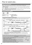 Page 2020
Pour en savoir plus...
Mode de fonctionnement
AUTO : Durant la sélection du mode de fonctionnement, le voyant d’alimentation (POWER) clignote. 
• L’appareil change le mode de fonctionnement toutes les 10 minutes en fonction de la température de consigne et de 
la température ambiante.
CHAUD :
 L’appareil prend un certain temps pour se réchauffer. Le voyant d’alimentation (POWER) clignote pendant
  cette opération.
FROID : Utiliser des rideaux pour ﬁ ltrer la lumière du soleil et la chaleur de...