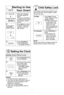 Page 1311
child safety lock
setting the clock
example: to set 11:\f5 a\bm\b or p\bm\b  
1\b\ Press timer/clocktwice\fColon flashes\f
\f\b\ Enter time of day using
the number pads\f
 Time appears in 
the display window;
colon continues 
flashing\f
3\b\ Press timer/clock once\f
 Colon stops flash-
ing; time of day is 
entered\f 
notes:
1\f To reset the clock, repeat step 1-3\f
2\f The clock will retain the time of day as long as the oven is plugged in andelectricity is supplied\f
3\f Clock is a 12-hour...