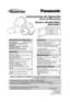 Page 1Instrucciones de Operación
Horno de Microondas
Modelos: NN-H665/SN667/
SN676/SN677
Para asistencia, por favor llame: 787-750-4300
o visitenos en www.panasonicpr.com (Puerto Rico)
Para asistencia, por favor llame: 1-800-211-PANA(7262)
o envienos un correo electrónico a: consumerproducts@panasonic.com
o visitenos en www.panasonic.com (U.S.A)
Información de Seguridad
Precauciones...............Cubierta Interior
Instrucciones Importantes de
seguridad .........................................1-3
Instrucciones...
