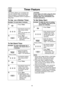 Page 2018
Timer Feature
NOTE:
1. When each stage finishes, a two-beep
signal sounds. At the end of the pro-
gram, the oven will beep five times.
2. If the oven door is opened during
Stand Time, Kitchen Timer or Delay
Time, the time on the display will con-
tinue to count down.
3. Stand time and Delay start cannot be
programmed before any automatic
Function. This is to prevent the starting
temperature of food from rising before
defrosting or cooking begins. A change
in starting temperature could cause
inaccurate...