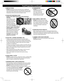 Page 75
3) DEEP FAT FRYING
•  DO NOT deep fat fry in your microwave oven. Cooking oils 
may burst into flames and may cause damage to the oven and 
may result in burns. Microwave utensils may not withstand the 
temperature of the hot oil, and can shatter or melt.
4) FOODS WITH NONPOROUS SKINS
•  DO NOT COOK / REHEAT WHOLE EGGS, WITH OR WITHOUT 
THE SHELL.
  Steam buildup in whole 
eggs may cause them 
to explode, and possibly 
damage the oven or 
cause injury. Reheating 
SLICED hard-boiled eggs 
and cooking...