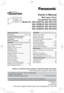 Page 1Owner’s Manual
Microwave Oven
Household Use Only
Model No. 
//4/4//4/4
//4/4//4/4
//4/4//4/4
//4/4//4/4
READ ALL INSTRUCTIONS CAREFULLY BEFORE USING THE OVEN.
Para instrucciones en español, voltee el libro.
For assistance, please call: 1-800-211-PANA(7262)
contact us via the web at:
http://www.us.panasonic.com/contactinfo                                                        (U.S.A and Puerto Rico)
For microwave oven safety reference, please visit FDA’s webpage...