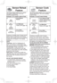 Page 2018
Sensor Reheat 
Feature
This sensor feature allows you to reheat 
food without setting time. The oven 
simpliﬁ es programming.
Example: To To reheat a plate of food
1.• Press Sensor 
Reheat.
2.   
or
Optional• (see More/Less 
Feature.) 
(
page 15)
3.• Press Start.

Cooking starts.
Cooking is complete when 5 beeps sound. 
(When steam is detected by the Genius 
Sensor and 2 beeps sound, the remaining 
cooking time will appear in the display 
window.)
NOTE:
Casseroles - Add 3 to 4 tablespoons of...