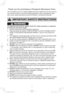Page 3WARNING
Thank you for purchasing a Panasonic Microwave Oven.
Your microwave oven is a cooking appliance and you should use as much care as 
you use with a stove or any other cooking appliance. When using electric appli-
ance, basic safety precautions should be followed, including the following:
IMPORTANT SAFETY INSTRUCTIONS
To reduce the risk of burns, electric shock, ﬁ re, injury to persons, or exposure 
to excessive microwave energy:
1.  Read all instructions before using this appliance.
2.  Read and...
