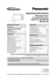 Page 1Operating Instructions
Microwave Oven
Household Use Only
Model No. NN-SA610S NN-SA710S
For assistance, please call: 1-800-211-PANA(7262)
contact us via the web at:
http://www
.panasonic.com(U.S.A and Puerto Rico)
For microwave oven safety reference, please visit FDAs webpage at: 
http://www.fda.gov/Radiation-EmittingProducts/ResourcesforYouRadiationEmittingProducts/Consumers/ucm142616.htm
Safety Information
Precautions .........................Inside cover
Important Safety Instructions .........1-3...