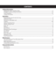 Page 3CONTENTS
Safety Information
IMPORTANT SAFETY INSTRUCTIONS ............................................................................................................................................... 1-3
Installation and Grounding Instructions ........................................................................................................................................ 3-4
Food Preparation...