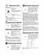 Page 1210
Setting the Clock
Example: To set 11:25
1.• Press Clockonce.
➤Colon flashes.
2.• Set time of day using Pop-Out Dial.
➤Time appears in the display window;
colon continues flashing.
3.• Press Clock.
➤Colon stops flashing; time of day is 
entered. 
NOTES:
1. To reset the clock, repeat step 1-3.
2. The clock will retain the time of day as long as the oven is
plugged in and electricity is supplied.
3. Clock is a 12 hour display.
4. Oven will not operate while colon is flashing.
Selecting Light...