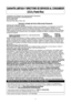 Page 30\f8
garantMa liMitada y directorio de servicios al consuMidor(u\bs\ba y Puerto rico)
COMPAONA ELECTRPNICA DE CONSUMIDORES PANASONIC”b 
DIVISIPN DE PANASONIC CORPORACION DE 
NORTE AMMRICANA
One Panasonic Way
Secaucus”b New Jersey ”f7”f94”b USA 
garantSa limitada del horno Microonda Panasonic 
cobertura de la garantSa limitada 
Si su producto no funciona adecuadamente debido a defecto en los materiales o en la fabricaciUn”b la CompaTSa
ElectrUnica de Consumidores Panasonic (Panasonic Consumer Electronics...